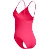 imageSpeedo Womens Swimsuit One Piece Essentials with Removable Cups Soft FabricV Ruby