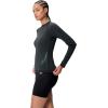 imageSpeedo Womens Uv Swim Shirt Long Sleeve RashguardBoom Anthracite