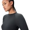 imageSpeedo Womens Uv Swim Shirt Long Sleeve RashguardBoom Anthracite