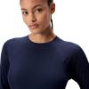 imageSpeedo Womens Uv Swim Shirt Long Sleeve RashguardBoom Peacoat