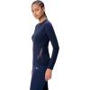 imageSpeedo Womens Uv Swim Shirt Long Sleeve RashguardBoom Peacoat
