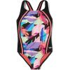 imageSpeedo Girls Printed Sport SpliceBlock Tropics Anthracite Splice