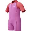 imageSpeedo Girls Swimsuit Infant to Big Kid UPF 50 Learn to SwimNeoprene Suit Neon Violet