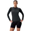 imageSpeedo Womens Uv Swim Shirt Long Sleeve RashguardBoom Anthracite