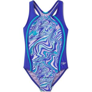 imageSpeedo Girls Printed Sport SpliceDazzling Blue Splice