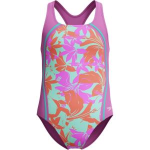 imageSpeedo Girls Printed Sport SpliceKaluna Floral Splice