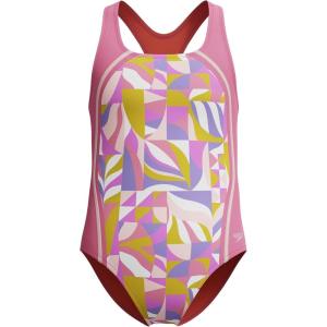 imageSpeedo Girls Printed Sport SpliceMod Petals Pink Lemonade