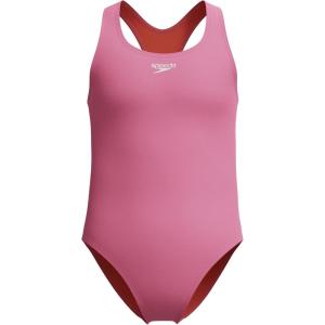 imageSpeedo Girls Swimsuit One Piece Closed RacerbackPink Lemonade