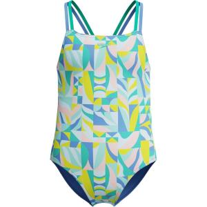 imageSpeedo Girls Swimsuit One Piece Thin StrapsMod Petals