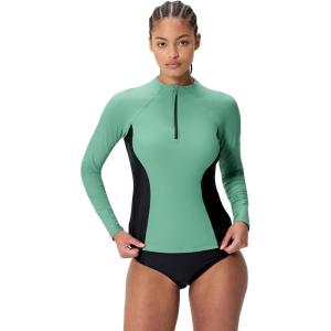 imageSpeedo Womens Uv Swim Shirt Long Sleeve RashguardOceanflex Anthracite