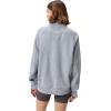 imageSpeedo Unisex Adult Sweatshirt Quarter Zip Pull Over Team Warm Up2024 Heather Grey