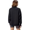 imageSpeedo Unisex Adult Sweatshirt Quarter Zip Pull Over Team Warm Up2024 Team Black