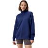 imageSpeedo Unisex Adult Sweatshirt Quarter Zip Pull Over Team Warm Up2024 Team Navy