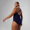 imageSpeedo Womens Swimsuit One Piece Endurance Ultraback Solid Contemporary CutSpeedo Navy
