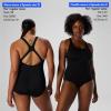 imageSpeedo Womens Swimsuit One Piece Endurance Ultraback Solid Contemporary CutSpeedo Navy