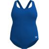 imageSpeedo Womens Swimsuit One Piece Endurance Ultraback Solid Contemporary CutTurkish Sea