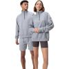 imageSpeedo Unisex Adult Sweatshirt Quarter Zip Pull Over Team Warm Up2024 Heather Grey