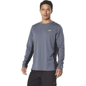 imageSpeedo Mens Uv Swim Shirt Long Sleeve Longview TeeGreyBlack
