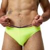 imageSpeedo Mens Swimsuit Brief PowerFlex Eco SolarHyper YellowCobalt
