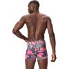 imageSpeedo Mens Swimsuit Square Leg Eco Flex BeachstarCut Flowers Grey Lead