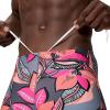 imageSpeedo Mens Swimsuit Square Leg Eco Flex BeachstarCut Flowers Grey Lead
