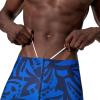 imageSpeedo Mens Swimsuit Square Leg Eco Flex BeachstarDash Floral Peacoat