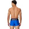imageSpeedo Mens Swimsuit Square Leg Eco Flex BeachstarSplice Deep SapphireScreaming Green