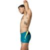 imageSpeedo Mens Swimsuit Square Leg Eco Flex BeachstarSplice Swell Green