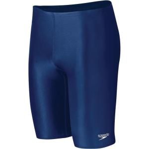 imageSpeedo Boys Swimsuit Jammer Powerflex Eco Solid Youth  Manufacturer DiscontinuedSpeedo Navy Hang