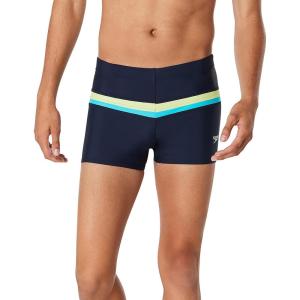 imageSpeedo Mens Swimsuit Square Leg Eco Flex BeachstarBlock Peacoat