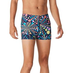 imageSpeedo Mens Swimsuit Square Leg Eco Flex BeachstarDot Burst Naval Academy