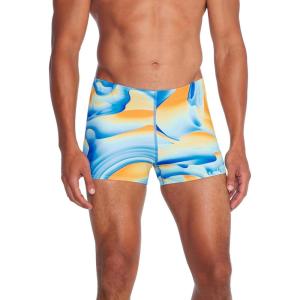 imageSpeedo Mens Swimsuit Square Leg Eco Flex BeachstarShore Swirl