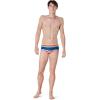 imageSpeedo Mens Swimsuit Euro Brief Endurance PrintedEven Flow Stripe