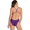 imageSpeedo Womens Swimsuit One Piece Endurance The One Solid Team ColorsEdge BlackPurple