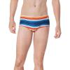 imageSpeedo Mens Swimsuit Euro Brief Endurance PrintedEven Flow Stripe