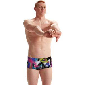 imageSpeedo Mens Swimsuit Euro Brief Endurance PrintedFlare Pink