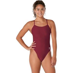 imageSpeedo Womens Swimsuit One Piece Endurance The One Solid Team ColorsTeam Maroon
