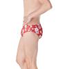 imageSpeedo Mens Poly Mesh Square Leg SwimsuitHigh Risk Red