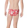 imageSpeedo Mens Poly Mesh Square Leg SwimsuitHigh Risk Red