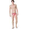 imageSpeedo Mens Poly Mesh Square Leg SwimsuitHigh Risk Red