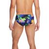 imageSpeedo Mens Poly Mesh Square Leg SwimsuitNeon Anthracite