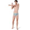 imageSpeedo Mens Poly Mesh Square Leg SwimsuitWave Crusher Bright White