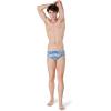 imageSpeedo Mens Poly Mesh Square Leg SwimsuitWave Lore Blue
