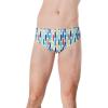 imageSpeedo Mens Poly Mesh Square Leg SwimsuitWave Crusher Bright White