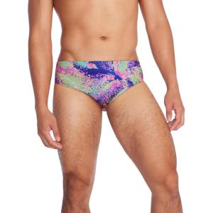 imageSpeedo Mens Poly Mesh Square Leg SwimsuitCandy Vibe