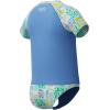imageSpeedo Girls Uv Swim Shirt Short Sleeve Rashguard SetSummer Stamp Periwinkle Blue