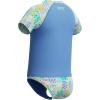 imageSpeedo Girls Uv Swim Shirt Short Sleeve Rashguard SetSummer Stamp Periwinkle Blue