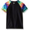 imageSpeedo Womens Uv Swim Shirt Short Sleeve Printed RashguardDiscontinuedBlack