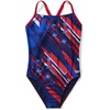 image:imageSpeedo Womens Swimsuit One Piece Prolt Relay BackRedWhiteBlue