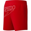 image:imageSpeedo Boys Swim Trunk Mid Length Redondo Solid26 High Risk Red